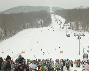 skiing gore mountain in the adirondacks