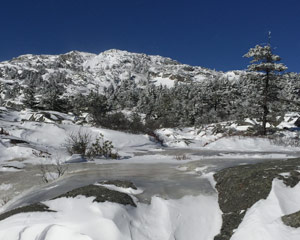 backcountry skiing mount monadnock in New Hampshire